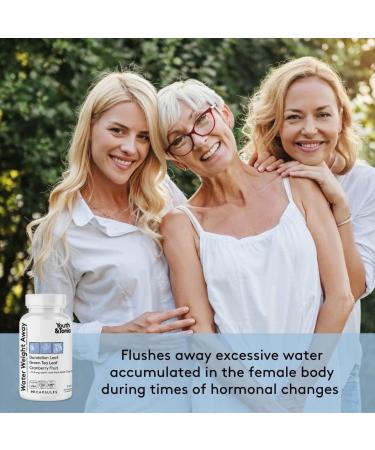 Natural Diuretic Supplement for Water Retention - Youth & Tonic Water Weight Away 90 Pills - Buy Online on GoSupps.com
