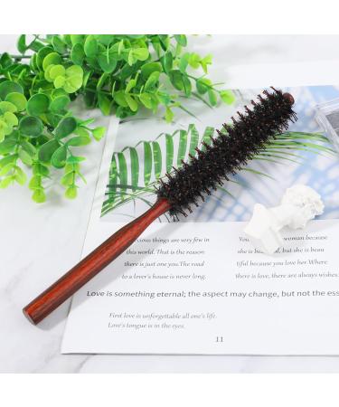 Rundbrush Wild Boar Bristle Round Hairbrush - Mini 3.4cm Brush for Men & Women | Perfect for Blow Drying & Natural Curls - Buy Online on GoSupps.com