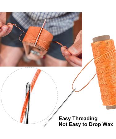 264 Yards 150D Leather Sewing Waxed Thread Cord - 1mm Diameter - 8 Colors - DIY Leather Craft Sewing Thread - 33 Yards Each - Color B - Buy Online on GoSupps.com