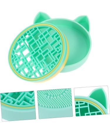 FRCOLOR Brush Pad Rack Makeup Brush Storage Box Cleaning Scrubber Makeup Cleaning Mat Hair Brush Cleaner Brush Cleaning Mat Para Guardar Make Dry Silica Gel Tool Makeup Brush Stand 11x11cm Green - Buy Online on GoSupps.com