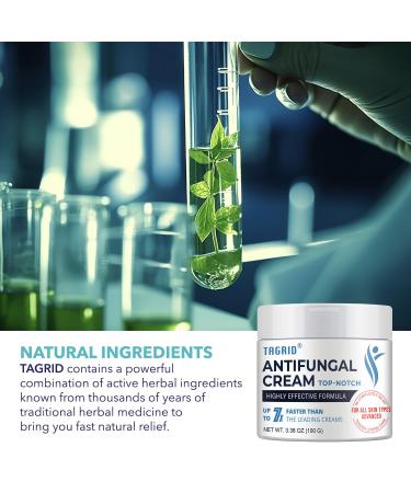 TAGRID Antifungal Cream - Relief for Ringworm Jock Itch Eczema & More | 3.4 oz Dark Blue - Shop Internationally - Buy Online on GoSupps.com