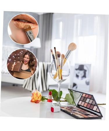 minkissy Double Ended Lipstick Brush Lip Makeup Beauty Tool Portable Lip Brush Travel Size Lipstick Brush Cosmetology Kit Cosmetics Brush Miss Lip Balm Artificial Fiber Double Head 12x1x1cm Golden - Buy Online on GoSupps.com