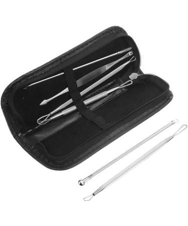 FOMIYES Pores Household Tools 1 Set of Tool Stainless Steel s Pimple Extractor Tool for Blemish Whitehead Popping Nose Face Tools Pimple Tools Pore Removal Extractor
