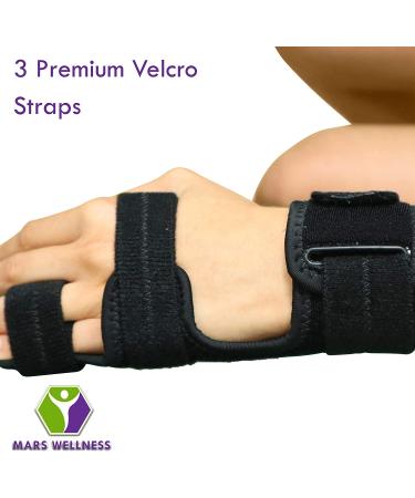 Mars Wellness Boxer Fracture Splint - Large/X-Large Hand and Finger Brace for Broken 4th or 5th Metacarpal - Immobilizer for Wrist, Pinky, and Hand - Pack of 1 - Buy Online on GoSupps.com