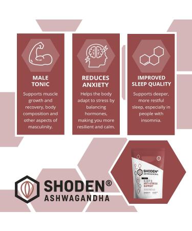 Ashwagandha Extract with Shoden 35% Withanolide Glycosides Adaptogenic Support for Energy Recovery and Sleep 60 Capsules - Buy Online on GoSupps.com