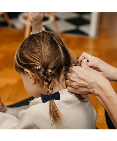 10 Pieces of Dark Blue Butterfly Hair Ties with 10 Pieces of Mini Hair Clips Dark Blue Bows Dark Blue Hair Ties Blue Hair Ties for Girls' School Women's Hair Accessories - Buy Online on GoSupps.com