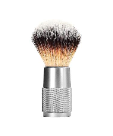 Beard-razor brush soap brush professionally slightly foaming portable for home travel men's shaving brushes aluminum handle silver silver color