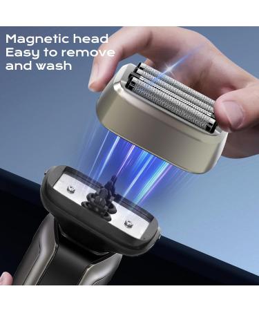 Plyisty Digital Visualization of the Washable Rechargeable Magnetic Head Film for Men Electrophilia Bart Trimmer Facial Group - Buy Online on GoSupps.com