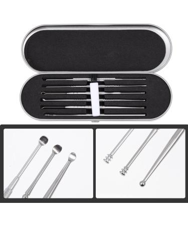 Stainless Steel Ear Pick Tool Kit - Portable Earwax Removal Set for Adults - Buy Online on GoSupps.com