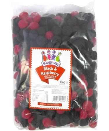 Retro Pic n Mix Sweets - BlackBerry & Raspberry Gums - Wedding / Party Bag 500g - Buy Online on GoSupps.com