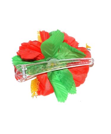 Beautiful Sorted Shachi Double Orchid Flower Hairpin - Bridal & Party Jewelry for Women & Girls - Multicolored Hair Accessories (3 Pieces) - Buy Online on GoSupps.com