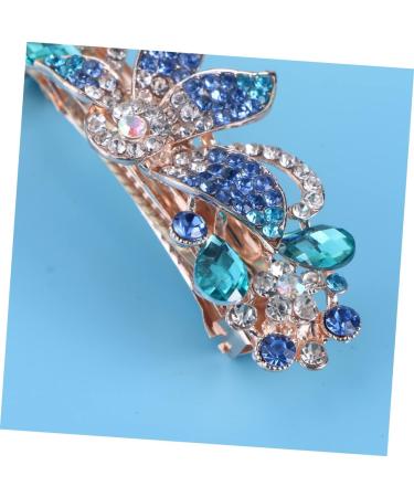 FRCOLOR 4pc Crystal Hair Claw Clip Alligator Hair Clips Women Hair Bows Barrettes French Hair Barrettes Retro Hairpins Bridal Hair Accessories Rhinestone Hair Pins Bride Large Headgear - Buy Online on GoSupps.com