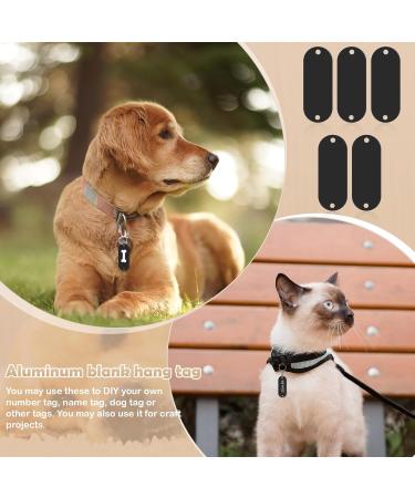 Aluminum Engraving Blanks 25 Pieces Black Metal Stamping Blanks Rectangle Laser Engraving Tags with 2 Holes for Jewelry Tags Pet Id Tags Military Dog Tags DIY Leather Art Craft Projects - Buy Online on GoSupps.com