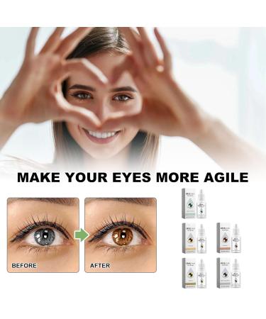 Fancy Drops Eye Color Changer - Irisink Pro Eye Drops for Transforming Your Eye Color (Honey) - Change Your Look Instantly - Buy Online on GoSupps.com