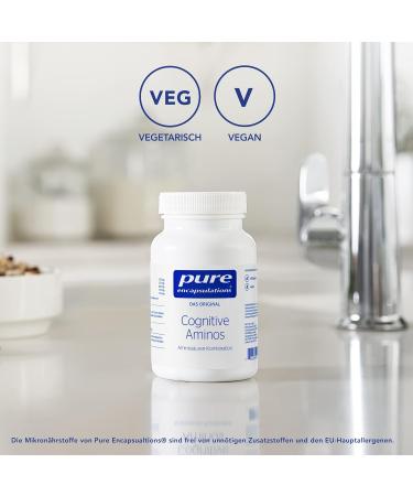 Pure Encapsulations Cognitive Aminos - Boost Mental Clarity & Focus - 60 Capsules for Enhanced Cognitive Support - International Shipping Available - Buy Online on GoSupps.com