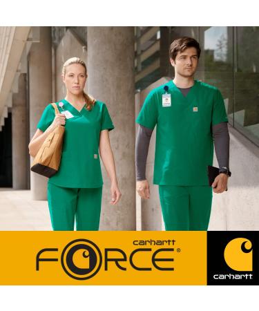 Carhartt Force Essentials Men's Straight Leg Cargo Pant Scrubs - X-Large Tall, Ceil Blue - Buy Online on GoSupps.com