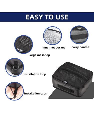THURSO SURF Paddle Board Accessories Cooler Deck Bag - Insulated Water-Resistant Portable 10 Can Carbon - SUP Stand Up Paddleboard Mesh Top Pocket - Buy Online on GoSupps.com