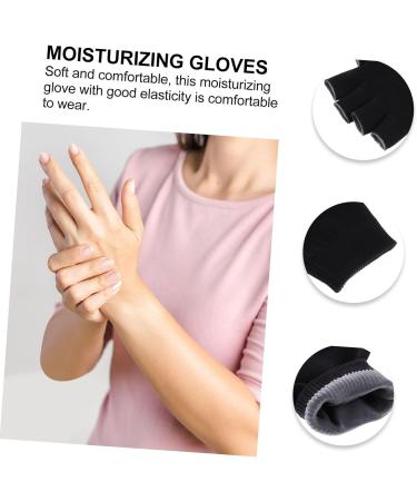 minkissy 4 Pairs Half Finger Moisturizing Gloves Fingerless Gel Gloves Dry Cracked Hand Gloves Essential Oil Gloves Half Finger Gloves Womens Glives Women's Apparel 95% Cotton Repair - Buy Online on GoSupps.com
