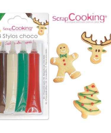 Christmas Chocolate Pen Set: 4 Festive Pens for Holiday Treats - Buy Online on GoSupps.com