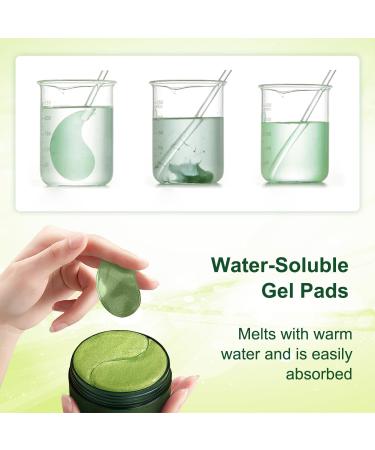 60PCS Hyaluronic Acid Eye Pads - Reusable Hydrogel Masks for Dark Circles Puffiness & Wrinkles - Anti-Aging Eye Patches - Buy Online on GoSupps.com