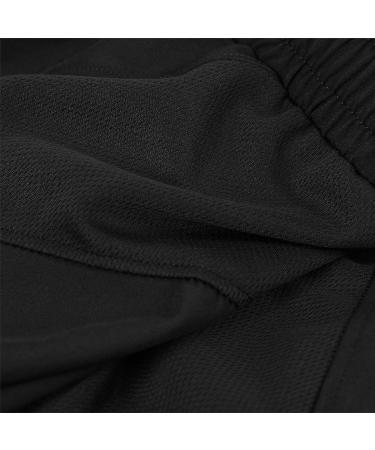 Kyopp Men's Sports Shorts - Quick Drying Lightweight Breathable Zipper Pocket 3XL Black - International Shipping Available - Buy Online on GoSupps.com
