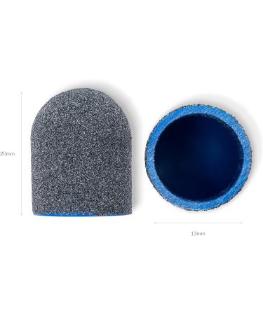 Aba Group Pedicure Sanding Caps Firm Heavy Duty Pedicure Pads Sandpaper Sanding Cap for Wearer Waterproof Single Use Made in EU Set of 10 13mm/80 - Buy Online on GoSupps.com