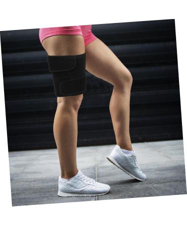 Thigh Leggings Knee Brace | Adjustable Thigh Wrap for Fitness Basketball & Groin Support - Buy Online on GoSupps.com
