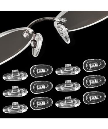 6 pairs of nose pads silicone slipproof glasses pads transparent for glasses sunglasses slipproof stopper glasses nose pad glasses accessories