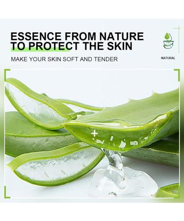 Aloe Vera Gel for Face Aloe Vera Moisturiser - Fast-Absorbing Deeply Hydrates Pure Aloe Vera Gel - After Sun Body Moisturisers Aloe Vera Cream for Deeply & Rapidly Soothing After Sun Care Gel - Buy Online on GoSupps.com