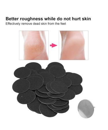 50-Pack Foot Grinder Sandpaper Slices | Pedicure Tools for Hard Skin & Cracked Heels | Replacement Accessories for Electric Callus Remover ( 35mm) - Buy Online on GoSupps.com