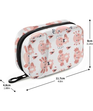 Shop PFREWN Cute Axolotls 7-Day Pill Organizer Case - Portable Weekly Vitamin & Medicine Holder for Travel - Buy Online on GoSupps.com