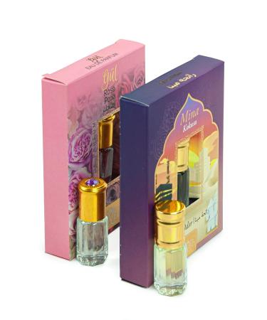 ihvan online Personal Fragrance Prayer Rug Fragrance Islamic Perfume Oil Rollerball for Men & Women Alcohol Free Sacred Scents for Worship Pack of 2-6mL / 0.20 Fl Oz Mina Rose Mina - Rose 0.1 Fl Oz (Pack of 2) - Buy Online on GoSupps.com