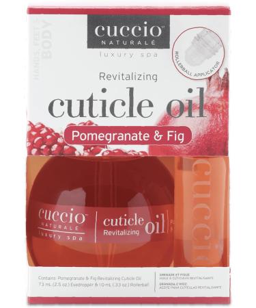 Cuccio Naturale Revitalizing Cuticle Oil Duo Pack Pomegranate & Fig- 75ml and 10ml Roll-on Pomegranate 85 ml (Pack of 1) - Buy Online on GoSupps.com