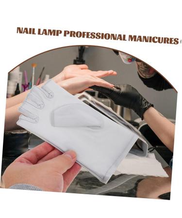 FRCOLOR 3 Pairs Nail Gloves Led Gloves Uv Manicures Gloves Nail Art Hand Cover Uv Manicure Gloves Half Finger Light Protection Gloves Reusable Gloves Uv Gloves Lamp Summer Spandex - Buy Online on GoSupps.com
