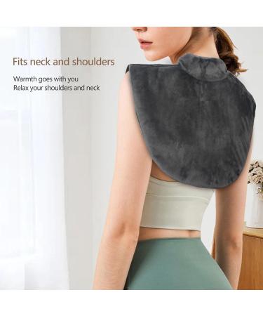 Virtcooy Heated Neck & Shoulder Pillow | Adjustable Temperature Skin-Friendly Wraps for Cramps | Comfortable Chest & Shoulder Warmer - Buy Online on GoSupps.com