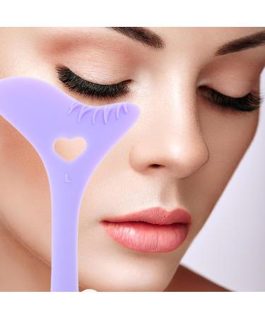 Beaupretty Eyeliner Stamp Eyelash Spoolies Eyeliner Pencil Stamps Eyeliner Stencils Reusable Auxiliary Massage Purple - Buy Online on GoSupps.com