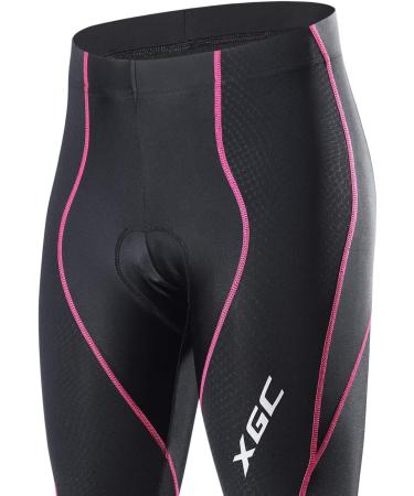 Buy XGC Women's Long Bicycle Pants - High Elasticity Breathable 4D Sponge Padding for Comfort | International Shipping Available - Buy Online on GoSupps.com
