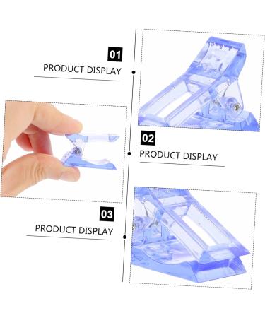 Mikinona 12pcs Pinching Red Quick Curve Manicure Clip Home Art Gel Clips UV Building Nails Poly Clamps LED Finger Fixation DIY for Clamp and Tip Pinchers Tools Builder Fixing 4X3X2CM Red - Buy Online on GoSupps.com