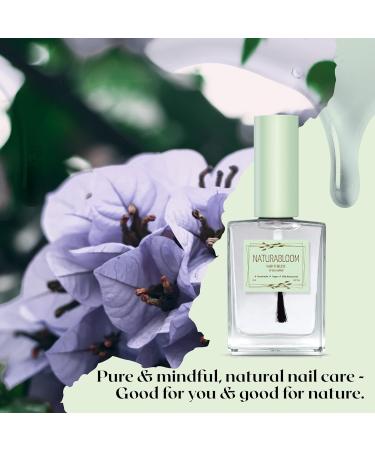 NATURABLOOM 3-In-1 Nail Strengthener & Growth Polish - Professional Vegan Top Coat - Buy Online on GoSupps.com