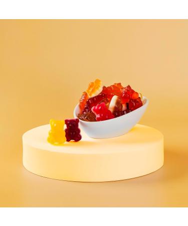  naschlabor Nerve Food XL Gum Shaped in Gift Jar 530 g - The Optimal Nervous Food for Work School or College | Large Rubber Bear Glass for Snacking or Snacking - Buy Online on GoSupps.com