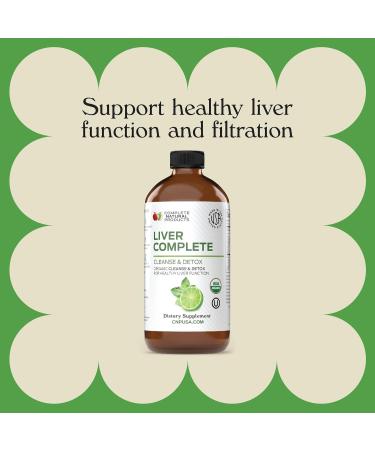 Complete Natural Products Liver Complete 12oz - Organic Liquid Liver Cleanse & Detox Supplement for High Enzymes Fatty Liver Liver Support 12 Fl Oz (Pack of 1) - Buy Online on GoSupps.com