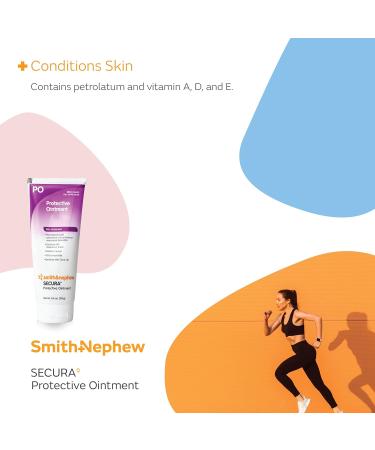 Smith+Nephew SECURA Protective Ointment 5.6oz - Diaper Rash & Dermatitis Moisturizer with Vitamins A, D, and E - Buy Online on GoSupps.com