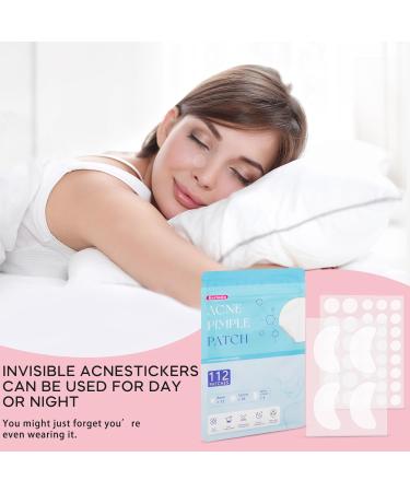 Invisible Acne Patch Zit Patch 112 Pcs Acne Patches Pimple Patches Dots for Spots Pimple Patches Acne Stickers Acne Pimple Patches 3 Sizes (8 mm 12 mm 38 mm x 26 mm) - Buy Online on GoSupps.com