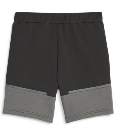 PUMA Youth Borussia M nchengladbach Football Casual Shorts - Black & Medium Gray - International Shipping Available - Buy Online on GoSupps.com
