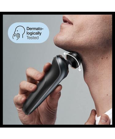 Braun Series 6 60-N1000S Shaver - Premium Grey Electric Razor for Smooth Shaving | International Shipping Available - Buy Online on GoSupps.com