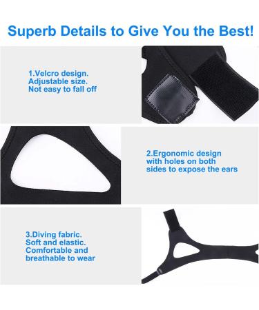 Adjustable Chin Strap for Snoring - Effective Anti-Snoring Solution - Buy Online on GoSupps.com