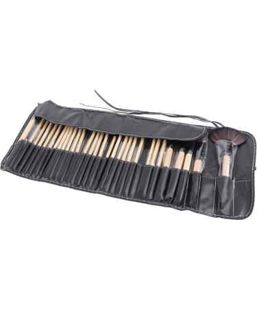 32 Makeup Brushes Set Soft Fiber Bristles Comfortable Grip Easy to Carry Multifunctional for Face Makeup Eyeshadow Blush - Buy Online on GoSupps.com