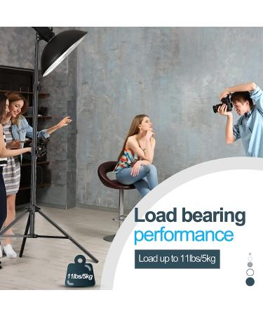 EMART 7 Ft Photography Light Stand - Portable Tripod Stand for Speedlight, Flash, Softbox, Umbrella - 2 Pack 7ft with Carry Case - Buy Online on GoSupps.com