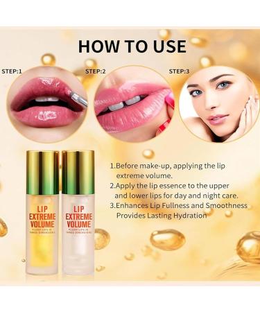  Fravsiu Lip Plumper Moisturizing Booster Instant Lip Enhancer Non Greasy Formula Long Lasting Hydration Natural Fullness Suitable for Morning and Night Use Beauty Necessity - Buy Online on GoSupps.com