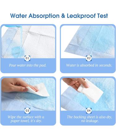 Bearals 36x36 Inch Disposable Bed Pads with Adhesive Strips - Pack of 30 | Ultra Soft Underpads for Incontinence - Buy Online on GoSupps.com